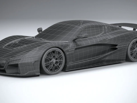 Rimac Nevera 15th Anniversary Edition 2024 3D Model