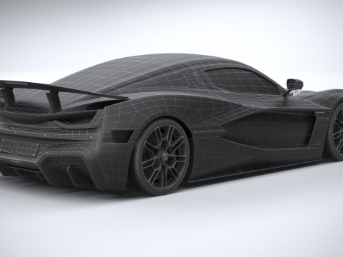 Rimac Nevera 15th Anniversary Edition 2024 Model 3D