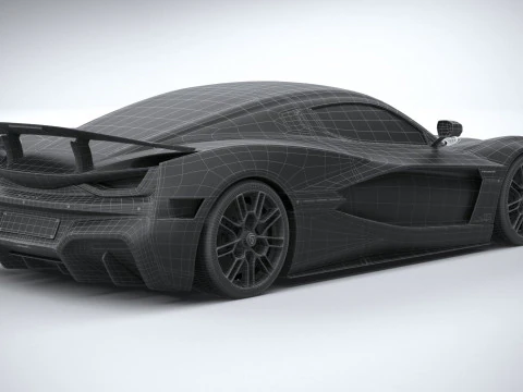 Rimac Nevera 15th Anniversary Edition 2024 3D Model