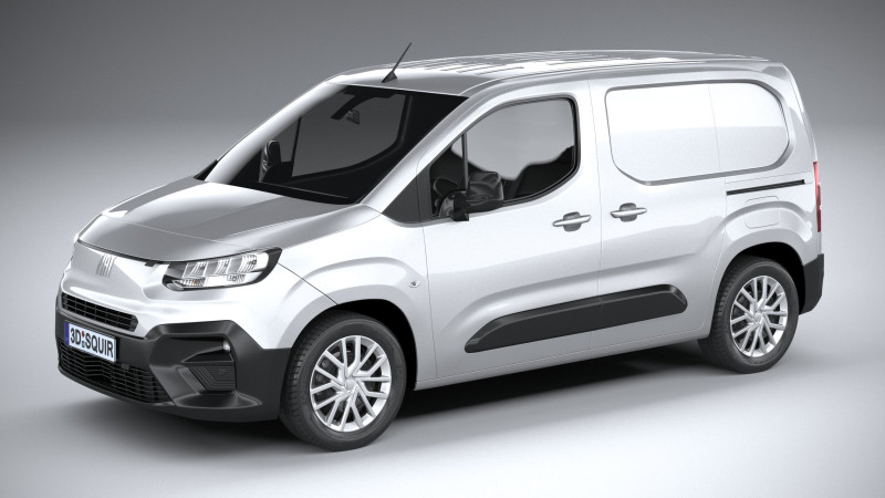 Fiat Doblo 2024 Modèle 3D .c4d .max .obj .3ds .fbx .stl .blend 