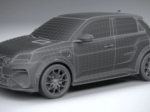 Alpine A290 GTS 2025 3D Model