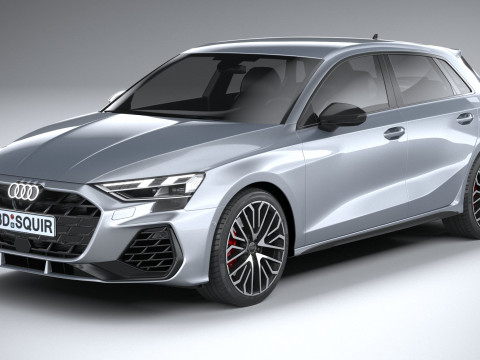 Audi S3 Sportback 2025 Modelo 3D