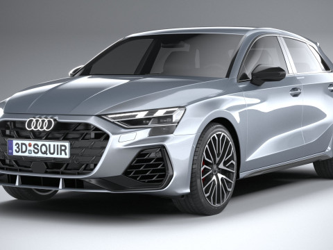 Audi S3 Sportback 2025 Modelo 3D