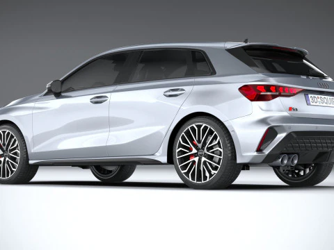 ऑडी एस3 स्पोर्टबैक 2025 3D मॉडल