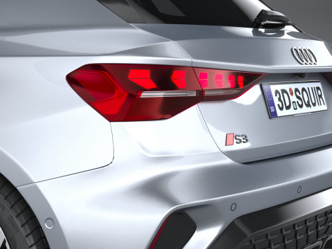 Audi S3 Sportback 2025 Modelo 3D