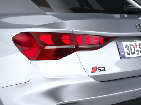 Audi S3 Sportback 2025 Modelo 3D