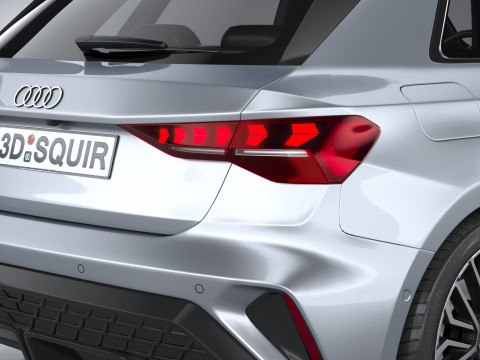 Audi S3 Sportback 2025 Modelo 3D