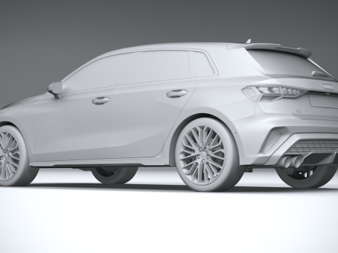 Audi S3 Sportback 2025 Modelo 3D