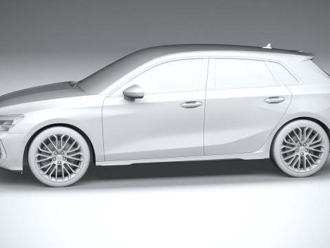 Audi S3 Sportback 2025 Modelo 3D