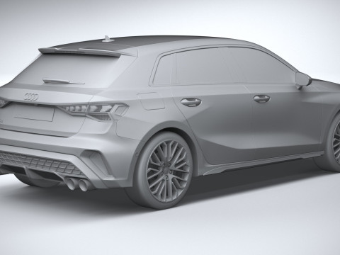 Audi S3 Sportback 2025 Modelo 3D