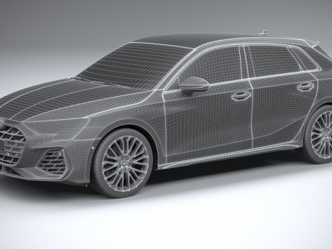 Audi S3 Sportback 2025 Modelo 3D