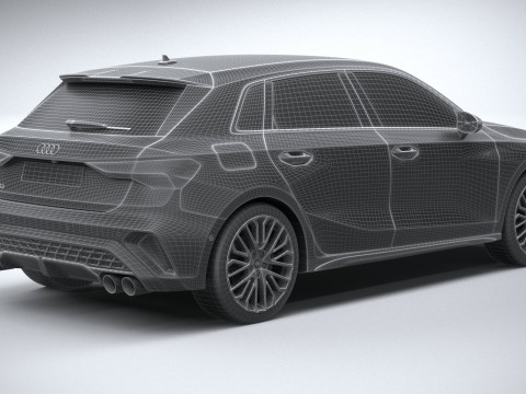 Audi S3 Sportback 2025 Modelo 3D