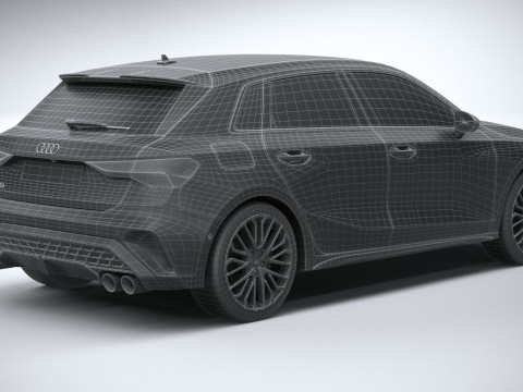 Audi S3 Sportback 2025 Modelo 3D