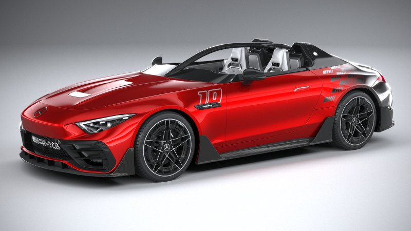 Mercedes-Benz PureSpeed AMG 2024 Modelo 3D .c4d .max .obj .3ds .fbx .stl .blend