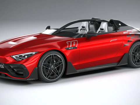 मर्सिडीज-बेंज प्योरस्पीड एएमजी 2024 3D मॉडल