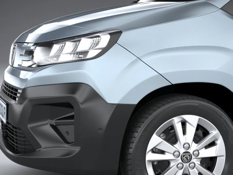 Peugeot Partner 2024 3D Model