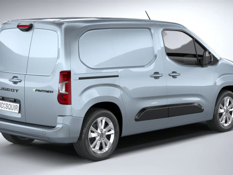 Peugeot Partner 2024 3D Model