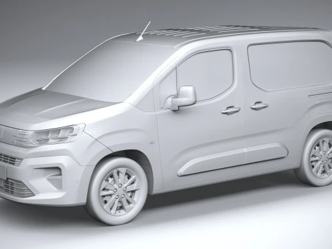 Peugeot Partner 2024 3D Model