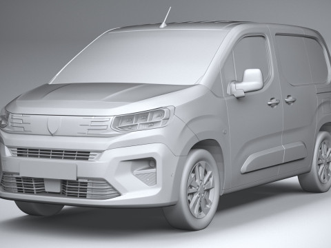 Peugeot Partner 2024 Modèle 3D