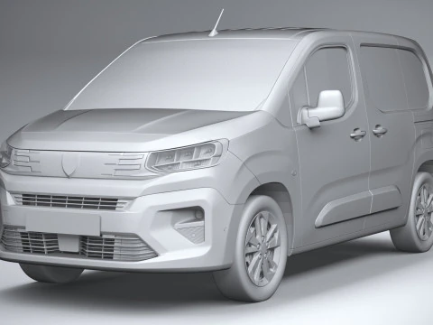 Peugeot Partner 2024 3D Model