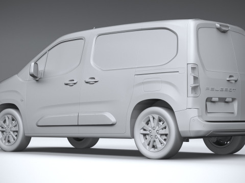 Peugeot Partner 2024 Modèle 3D