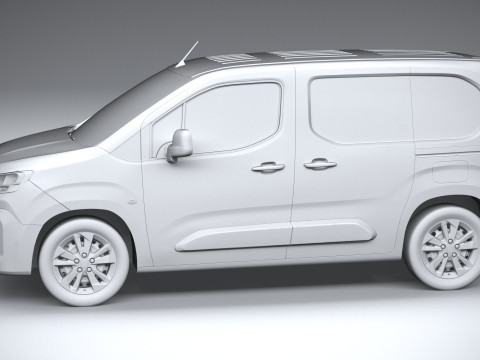 Peugeot Partner 2024 Modèle 3D