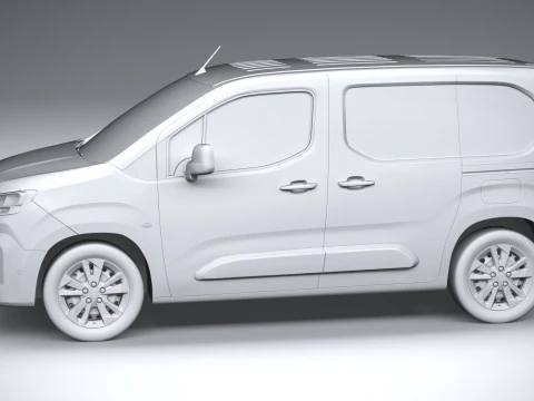 Peugeot Partner 2024 3D Model