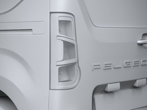 Peugeot Partner 2024 Modèle 3D