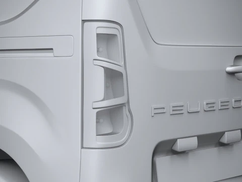 Peugeot Partner 2024 3D Model