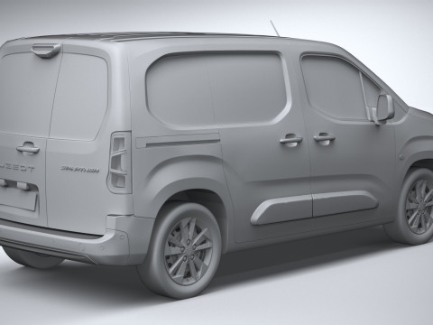 Peugeot Partner 2024 Modèle 3D