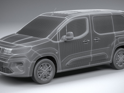 Peugeot Partner 2024 Modèle 3D