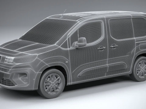 Peugeot Partner 2024 3D Model