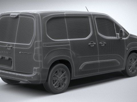 Peugeot Partner 2024 Modèle 3D