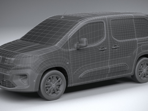Peugeot Partner 2024 Modèle 3D