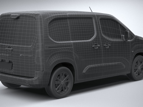 Peugeot Partner 2024 Modèle 3D