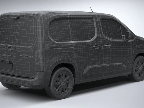 Peugeot Partner 2024 3D Model