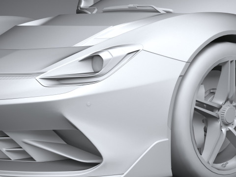 Pininfarina Battista Reversario 2024 LowPoly Modello 3D