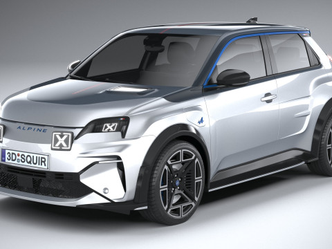 Alpine A290 2025 Model 3D