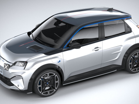 Alpine A290 2025 Model 3D