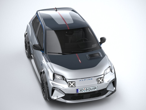 Alpine A290 2025 Model 3D