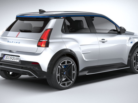 Alpine A290 2025 Model 3D
