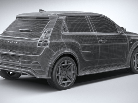 Alpine A290 2025 Model 3D
