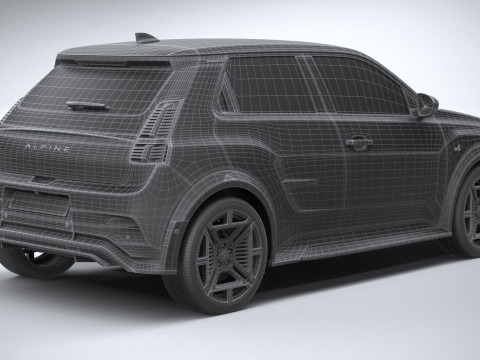 Alpine A290 2025 Model 3D