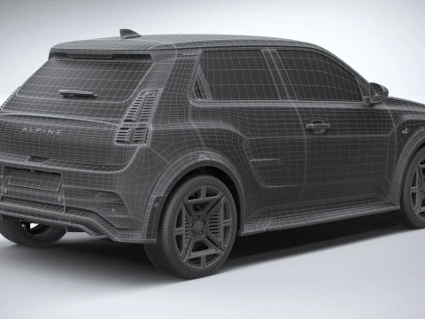 Alpine A290 2025 3D Model