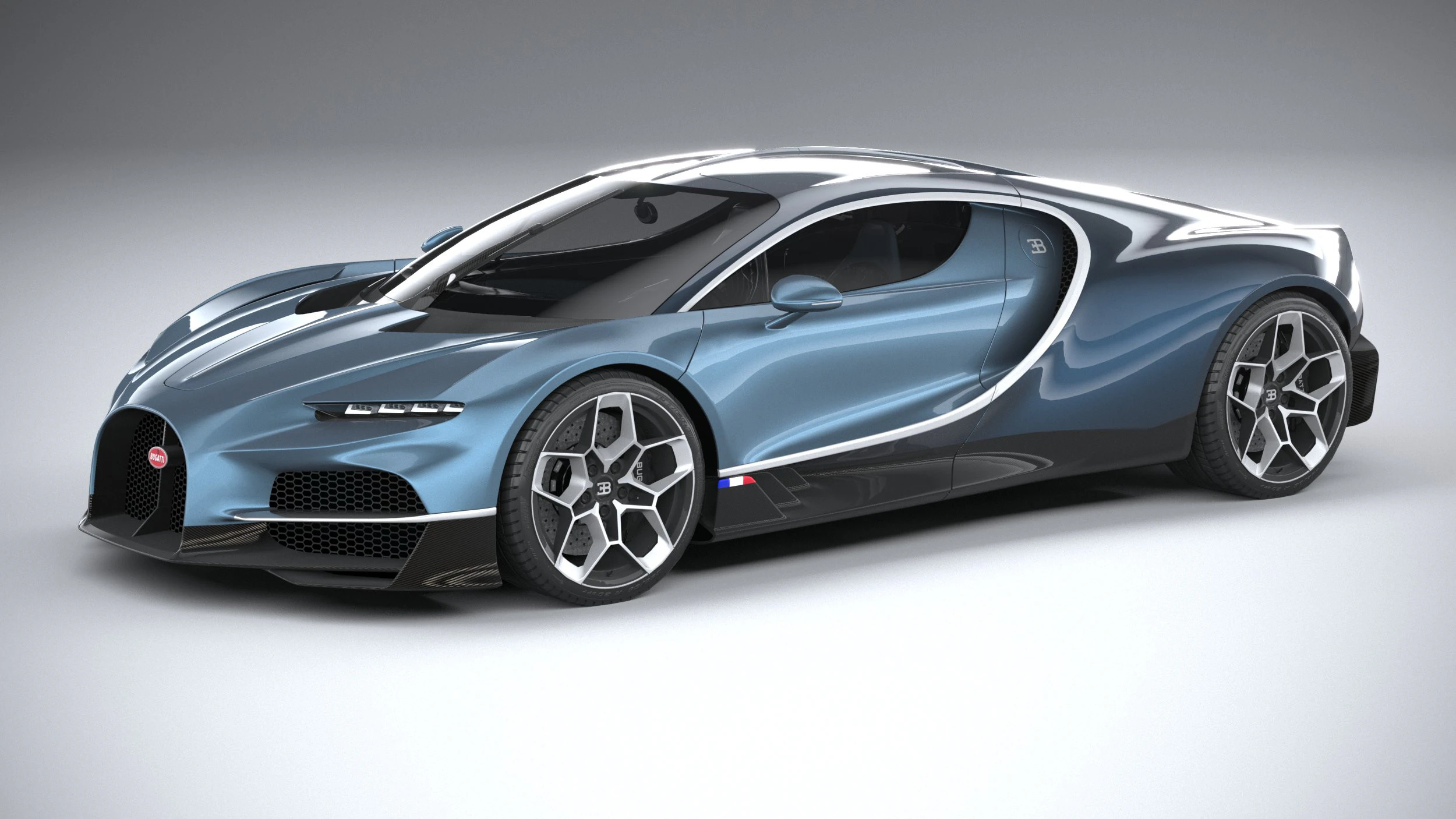 Bugatti Tourbillon 2026 LowPoly 3D Model .c4d .max .obj .3ds .fbx .stl .blend 