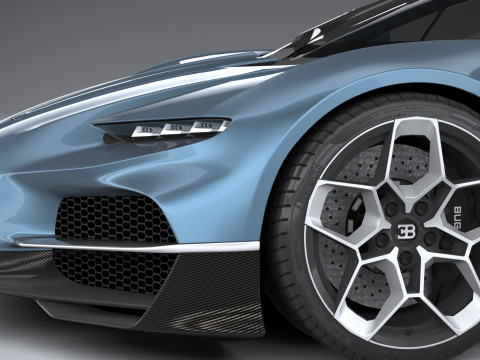 Bugatti Tourbillon 2026 LowPoly 3D Модель