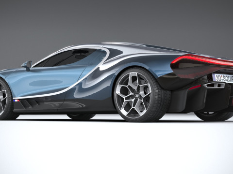 Bugatti Tourbillon 2026 LowPoly 3D Модель