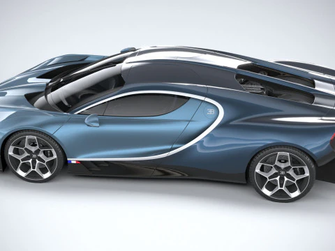 Bugatti Tourbillon 2026 LowPoly 3D Model