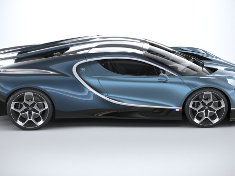 Bugatti Tourbillon 2026 LowPoly 3D Модель