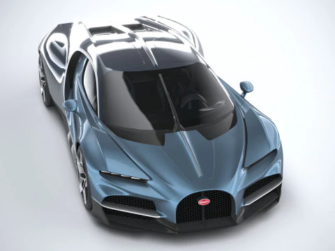 Bugatti Tourbillon 2026 LowPoly 3D Model